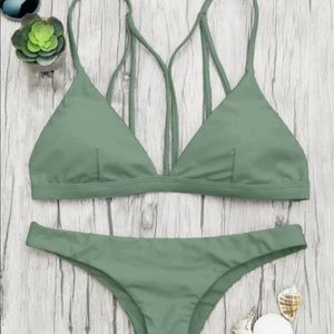Zaful Green bikini